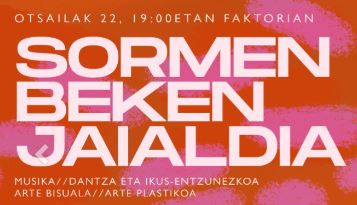 Sormen beken jaialdi sarrera (Ez-bazkide)